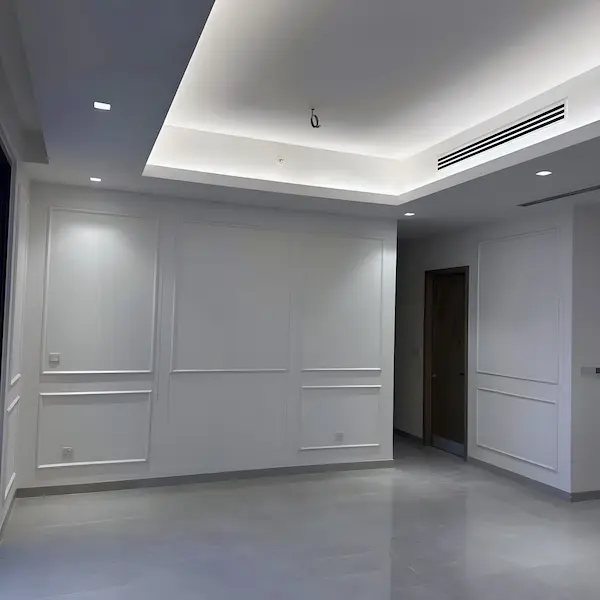 area living realizzata con cartongesso a Monza e Brianza